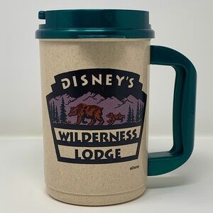 VINTAGE Disney’s Wilderness Lodge Thermos Mug / EXCELLENT CONDITION